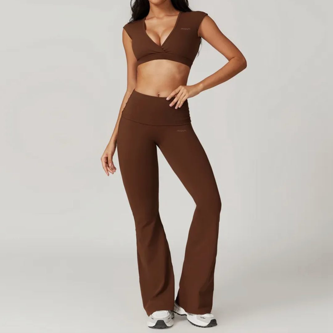 the chestnut set™ - activewear and workout set