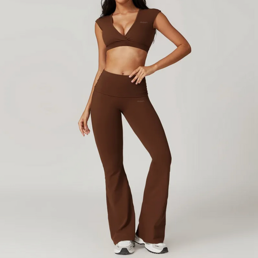 the chestnut set™ - activewear and workout set