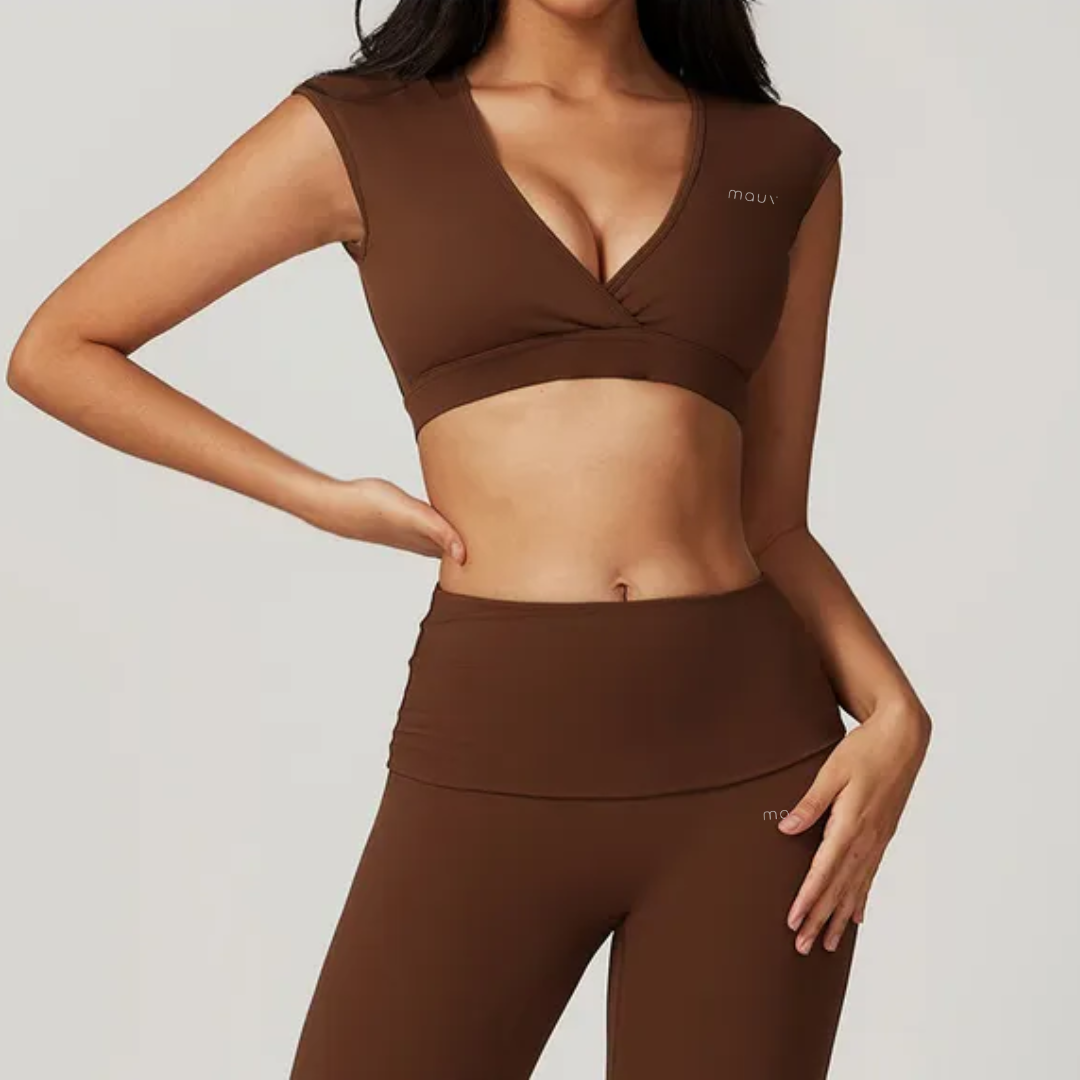 the chestnut set™ - activewear and workout set