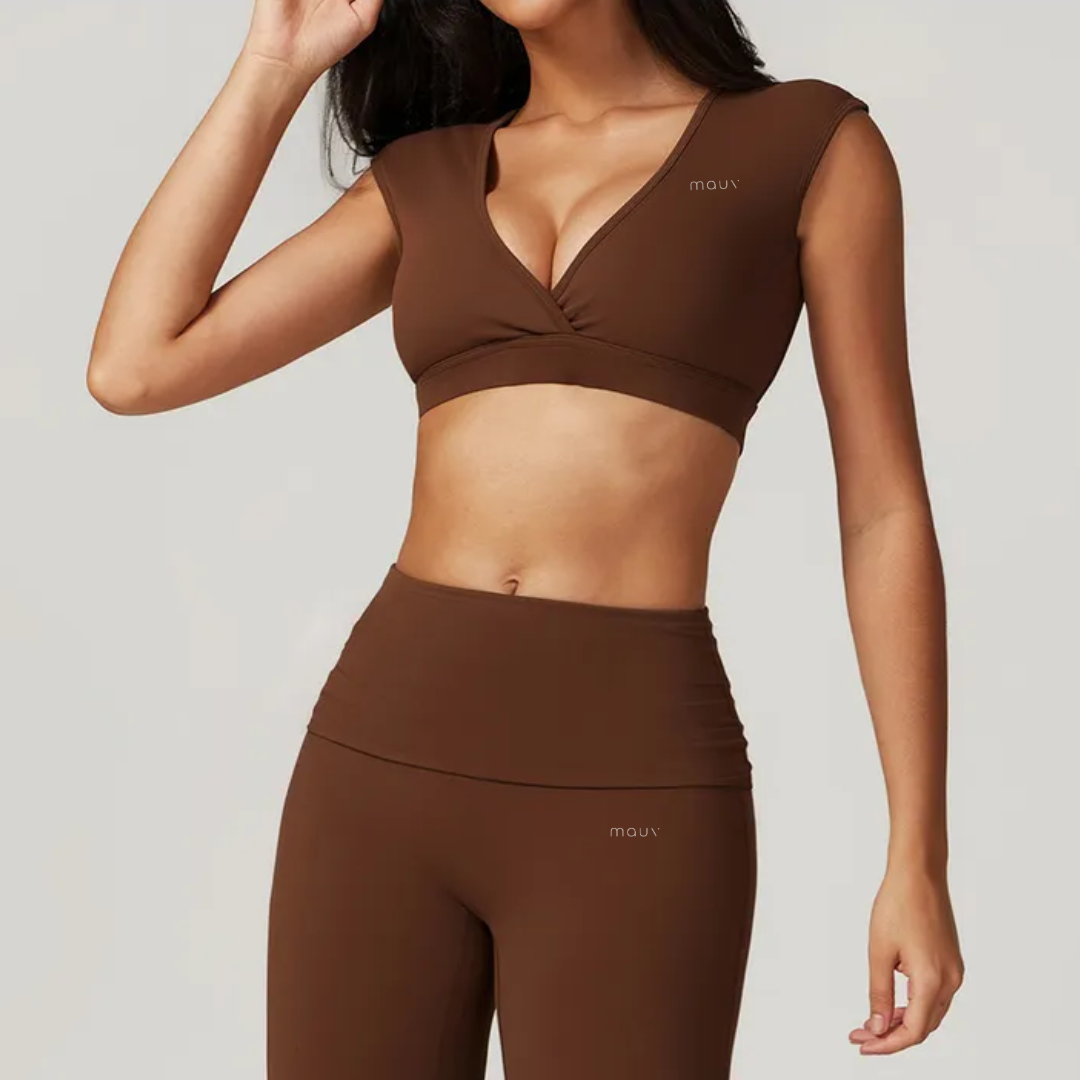 the chestnut set™ - activewear and workout set