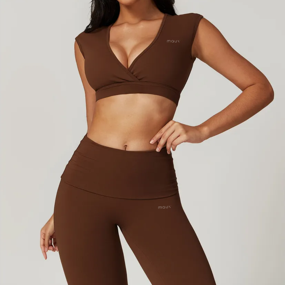 the chestnut set™ - activewear and workout set